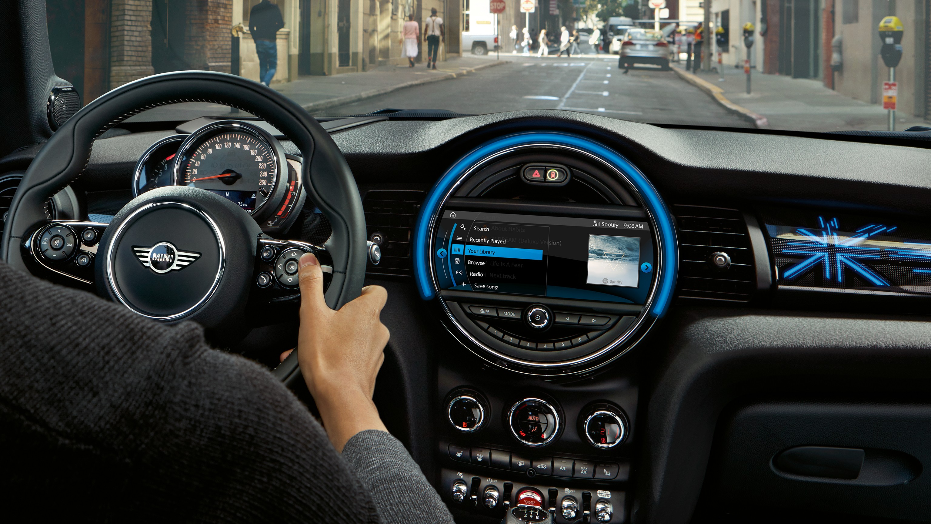 شاشة MINI للأدوات المركزية - Spotify